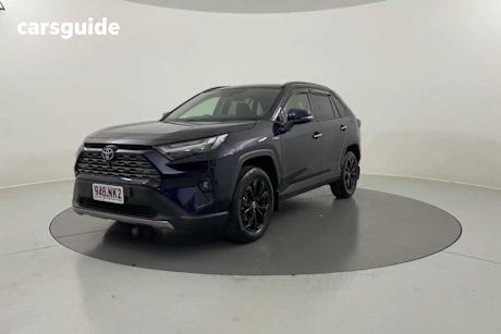 Blue 2021 Toyota RAV4 Wagon Cruiser (2WD) Hybrid
