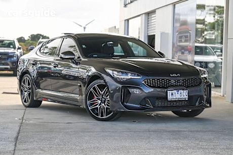 Grey 2023 Kia Stinger Sedan 3.3 GT (black Leather)
