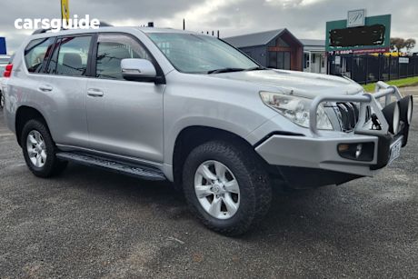 Silver 2009 Toyota Landcruiser Prado Wagon