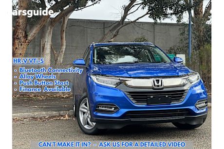 Blue 2020 Honda HR-V Wagon VTI-S