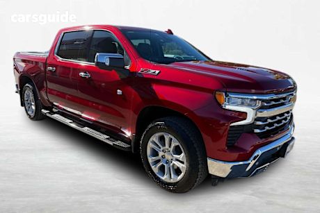 Red 2023 Chevrolet Silverado Crew Cab Pickup 1500 LTZ Premium Tech Pack