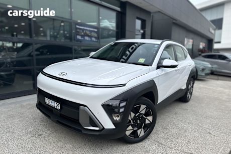 White 2025 Hyundai Kona Wagon Hybrid