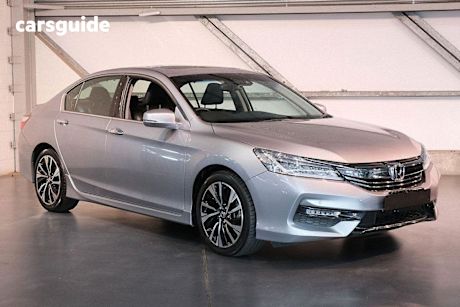 Silver 2019 Honda Accord Sedan V6-L