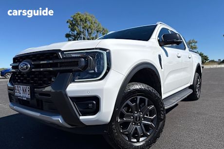 White 2024 Ford Ranger Double Cab Pick Up Wildtrak 3.0 (4X4)