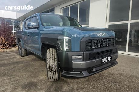 Blue 2025 Kia Tasman Double Cab Pick Up SX (4X4) (std) Body Fender