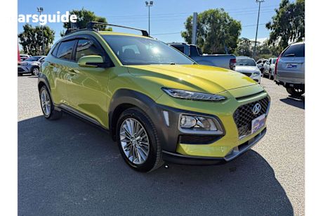 Yellow 2017 Hyundai Kona Wagon Elite D-CT AWD