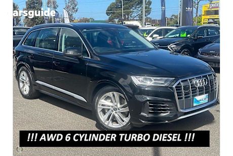 Black 2022 Audi Q7 Wagon 50 TDI Quattro Mhev