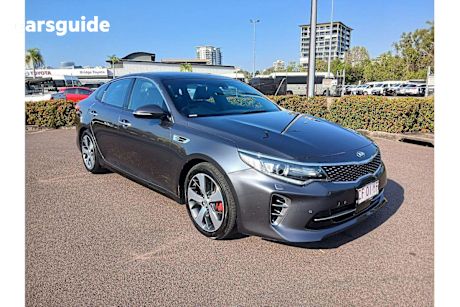 Grey 2015 Kia Optima Sedan GT