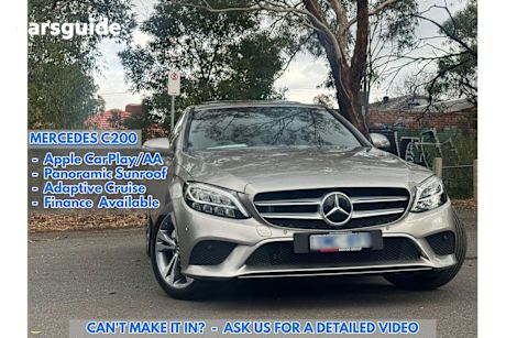 Silver 2018 Mercedes-Benz C200 Sedan EQ (hybrid)