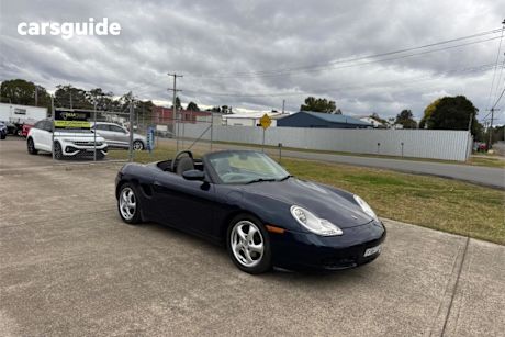 Blue 1997 Porsche Boxster Roadster