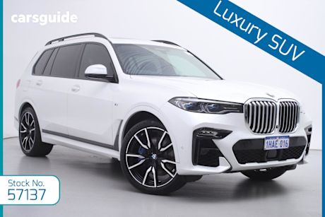 White 2020 BMW X7 Wagon Xdrive30D M Sport