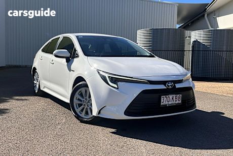 White 2024 Toyota Corolla Sedan Ascent Sport Hybrid