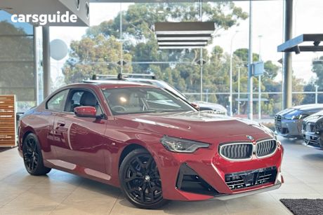 Red 2025 BMW 230I Coupe M Sport