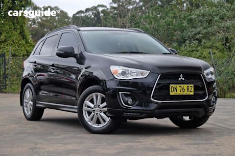 Black 2014 Mitsubishi ASX Wagon Aspire (2WD)