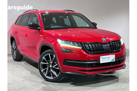 Red 2018 Skoda Kodiaq Wagon 132TSI SPORTLINE 4X4