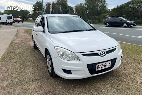 White 2009 Hyundai I30 Hatchback Sx