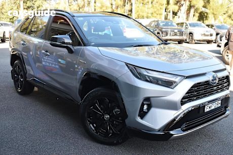 Silver 2024 Toyota RAV4 Wagon XSE (2WD) Hybrid Premium Paint
