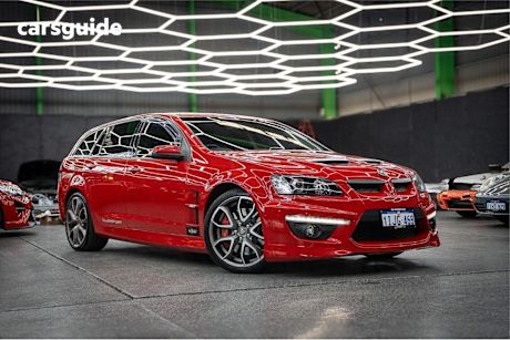 Red 2010 HSV Clubsport Wagon R8 TOURER R