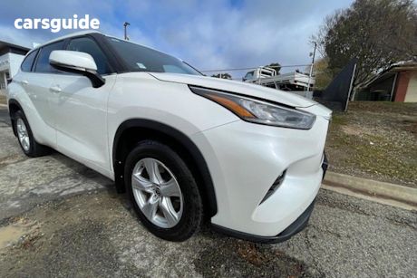White 2021 Toyota Kluger Wagon GX 2WD