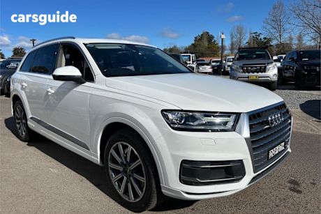 White 2017 Audi Q7 Wagon 3.0 TDI Quattro (160KW)