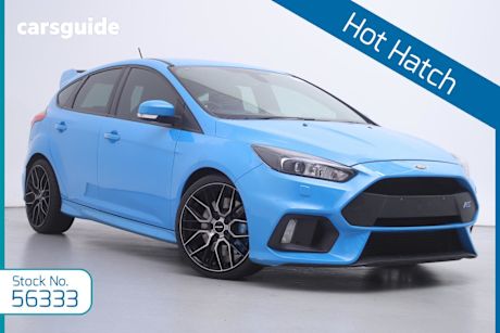 Blue 2017 Ford Focus Hatchback RS