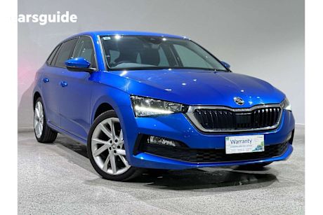 Blue 2022 Skoda Scala Hatchback 110 TSI Ambition