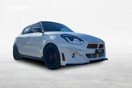 White 2022 Suzuki Swift Hatchback Sport Turbo
