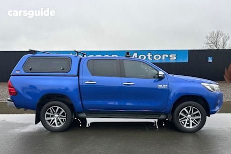 Blue 2017 Toyota Hilux Dual Cab Utility SR5 (4X4)