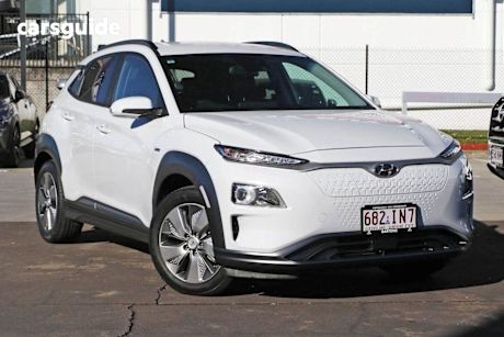 White 2020 Hyundai Kona Wagon Elite Electric