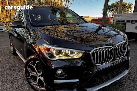 Black 2016 BMW X1 Wagon sDrive18d Steptronic