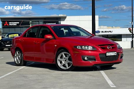 Red 2005 Mazda 6 Sedan MPS (leather)