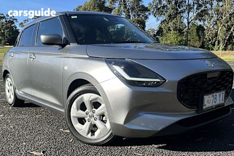 Silver 2024 Suzuki Swift Hatchback Hybrid