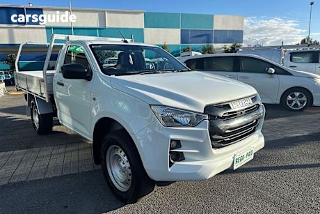 White 2023 Isuzu D-MAX Cab Chassis SX (4X2) High-Ride
