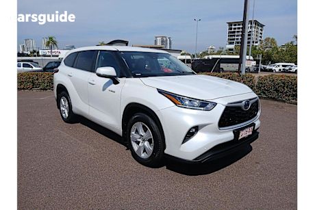 White 2023 Toyota Kluger Wagon GX Hybrid AWD