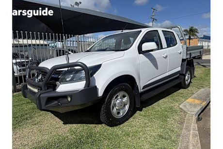 White 2019 Holden Colorado Crew Cab Chassis LS (4X4) (5YR)