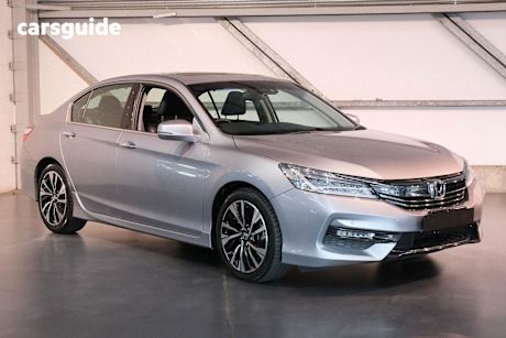 Silver 2019 Honda Accord Sedan V6-L