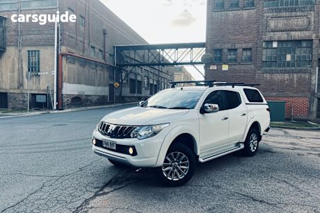 White 2017 Mitsubishi Triton Dual Cab Utility GLS (4X4)