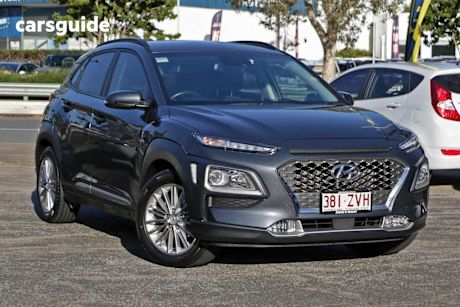 Grey 2020 Hyundai Kona Wagon Elite (fwd)