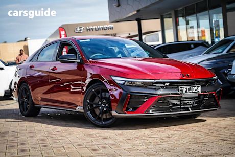 Red 2025 Hyundai I30 Sedan N Premium With Sunroof