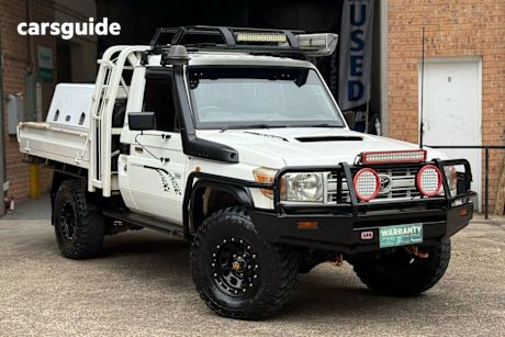 White 2012 Toyota Landcruiser OtherCar WORKMATE (4x4) VDJ79R