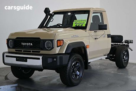 Grey 2025 Toyota Landcruiser 70 Series Cab Chassis LC79 GXL + Diff Locks