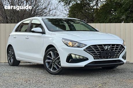 White 2021 Hyundai I30 Hatchback Active