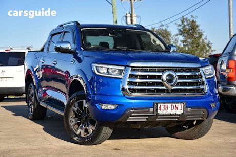Blue 2021 GWM UTE Dual Cab Utility Cannon-X (4X4)