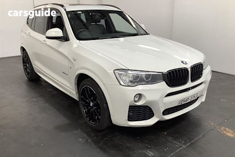 White 2016 BMW X3 Wagon Xdrive 20D