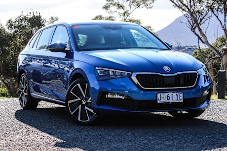Blue 2020 Skoda Scala Hatchback 110 TSI Ambition
