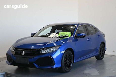 Blue 2017 Honda Civic Hatchback VTI