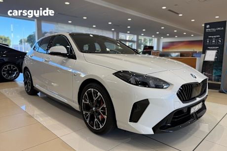 White 2024 BMW 118I Hatchback M Sport