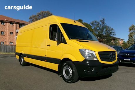 Yellow 2015 Mercedes-Benz Sprinter Van 313CDI LWB Hi Roof