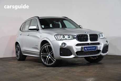Silver 2017 BMW X3 Wagon Xdrive 20D