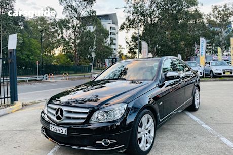 Black 2008 Mercedes-Benz C200 Sedan KOMPRESSOR AVANTGARDE W204